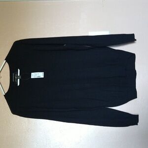 Pronto Uomo mens extra fine merino wool v-neck mens sweater size medium